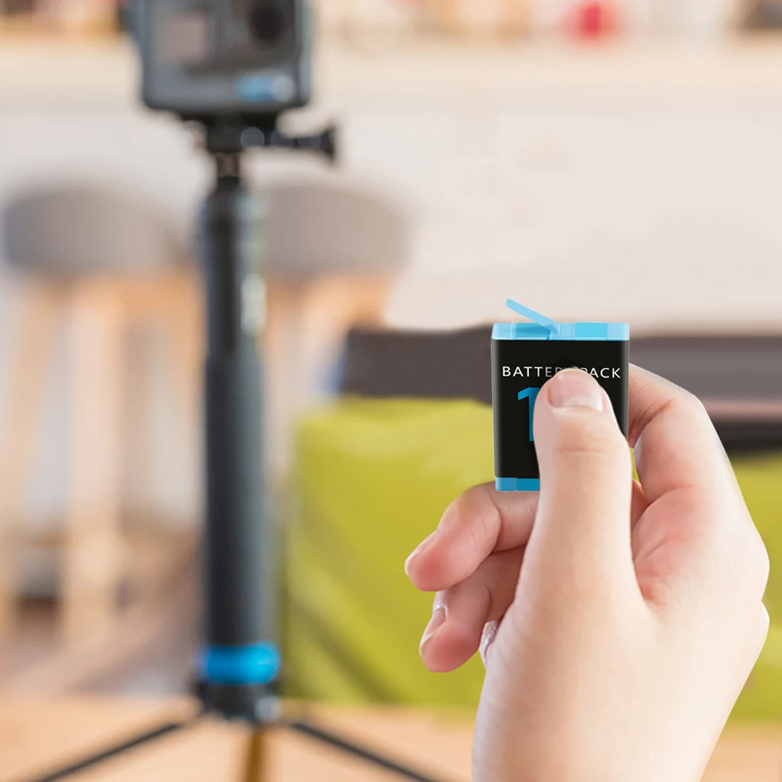 Rechargeable Battery Camera Battery For GoPro Hero 9 / Hero 10 Accessories 2000mAh