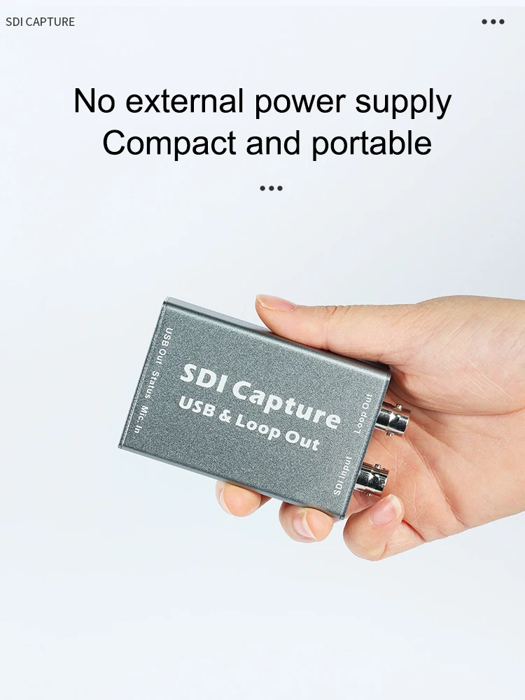 SDI /VGA/CVI/TVI AHD-USB 비디오 캡처 및 USB 3.0 출력 1080 캡처 아날로그 신호 비디오 컨버터