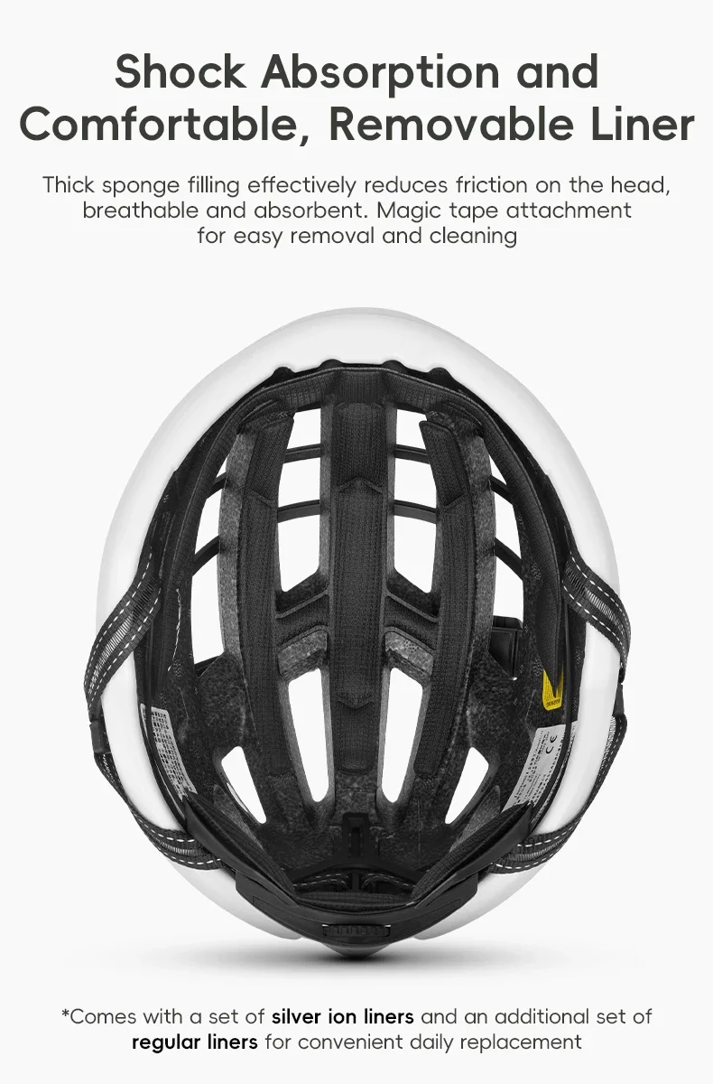 ROCKBROS Fahrradhelm Erwachsene MTB Rennradhelm Atmungsaktiv Integral geformter Kopf Sicherheit Männer Frauen Fahrradhelm – Detail 7