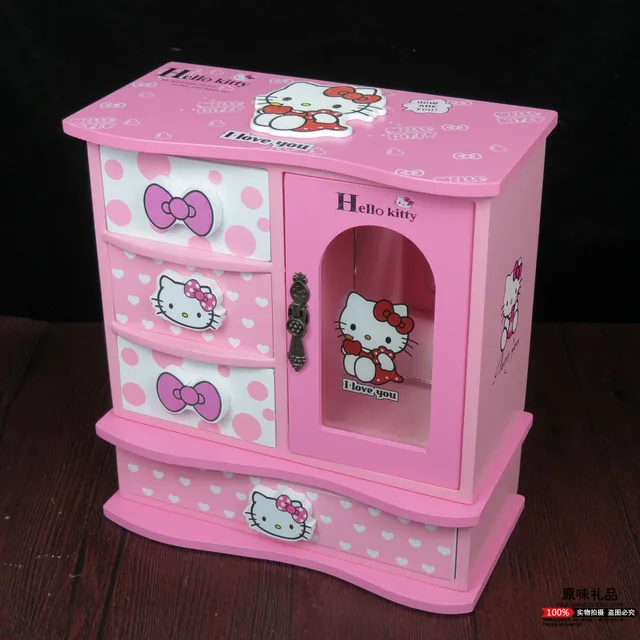 Hello Kitty Decor Sanrio Kawaii My Melody Jewelry Box Hello Kitty
