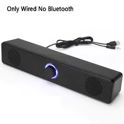Portable Wireless Bluetooth Soundbar Speaker (Wired No Bluetooth)