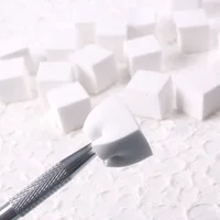 TSZS Nail Art Sponge Soft Sponges Gradient Nail Art Stamper Tools Gold Silver Multifunctional Nail Sponge Gripper Tool 2
