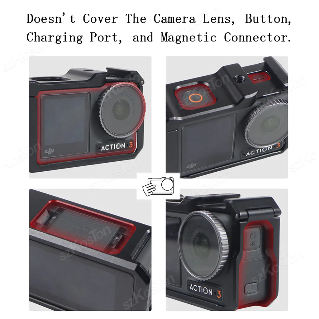 Aluminum Frame Case with Quick Release Mount & Cold Shoe
