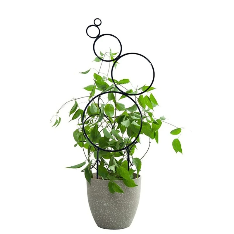 Round Garden Trellis 14&rdquo; Tall Plant Support Climbing Vine Rack climbing plant trellis