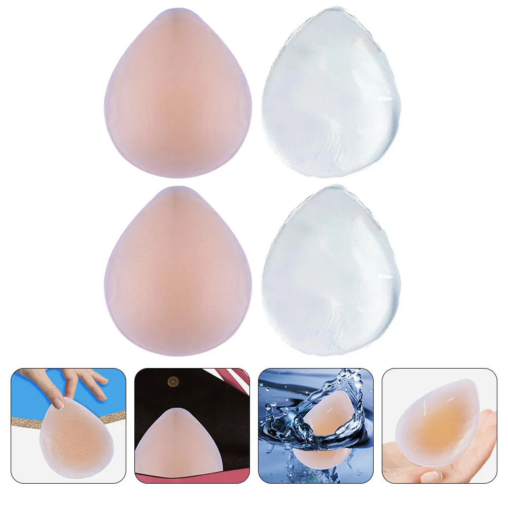 4 Pcs Concealer Female Private Parts Protection Sticker Women Swimming Pad Invisible Protective Paste