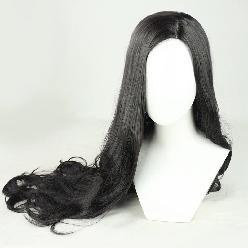 

2022 New Isabella Cosplay Wig 100 Long Black Curly Wig Heat Resistant Cosplay Costume Wig +Wig cap
