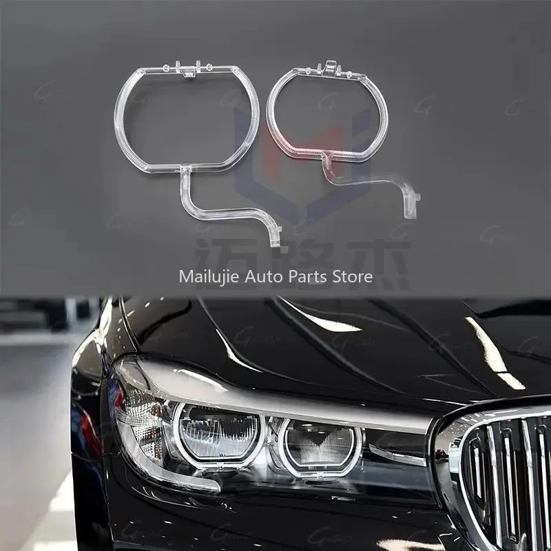 2016 2017 2018 BMW 7 시리즈 G11 G12 저사양 DRL LED 헤드라이트 바 라이트 가이드 튜브 아퍼처 주간 주행등