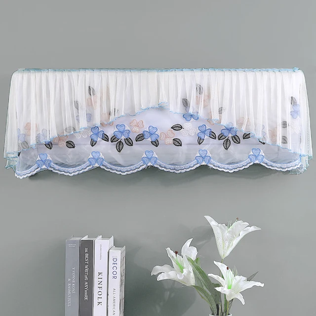 1Dc All Inclusive Légkondicionáló Burkolat Virágcsipke Függő Fedél Fal Beltéri Egység Védő Tok - Image 2