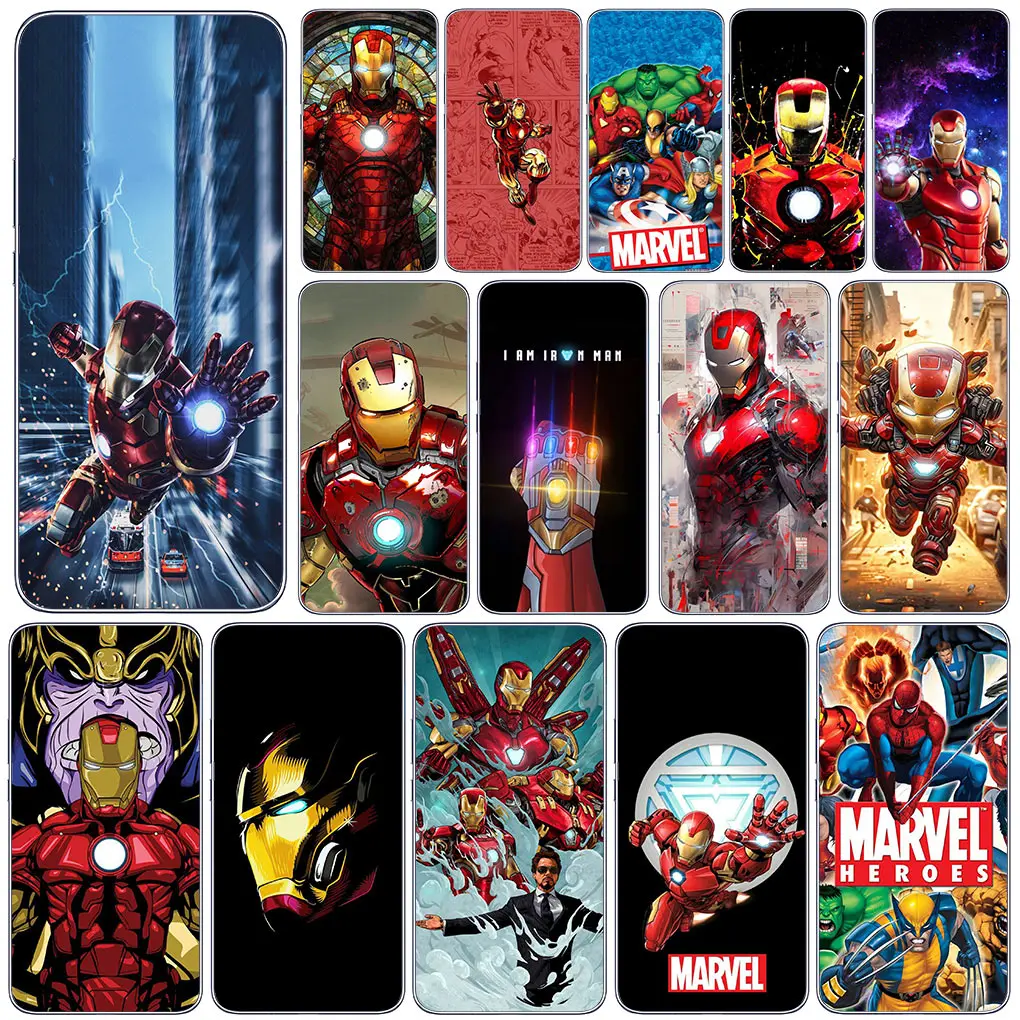 Iron Man Marvel Iron Man Cover Phone Case Per Realme C35 C55 C30S 10 Pro Plus + Narzo 50 50I Pro + C15 C20 C21 C25 Funda Case
