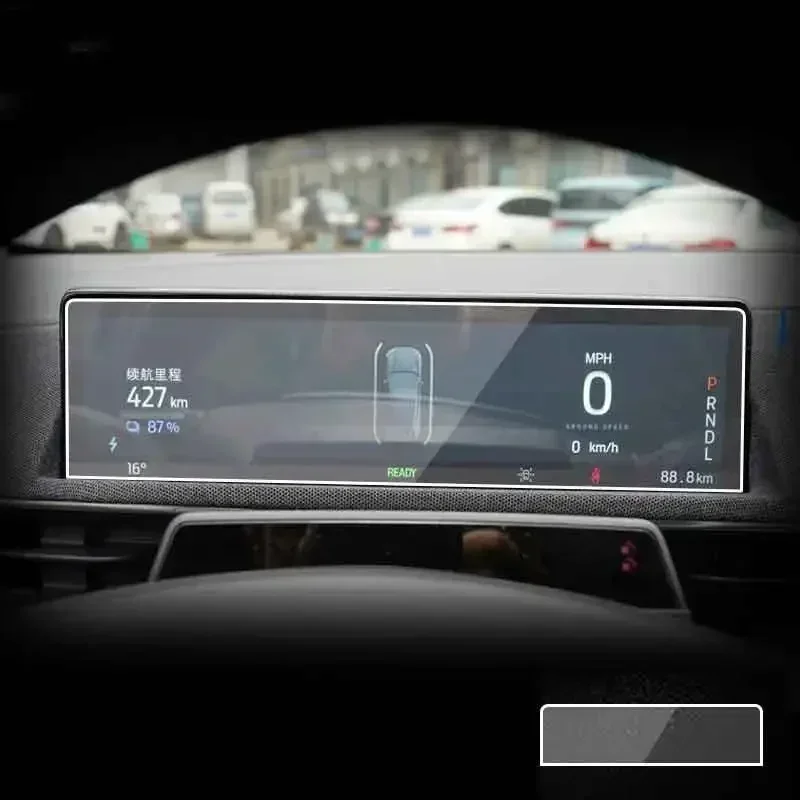 Ford Mustang Mach için ekran koruma filmi-E navigasyon GPS LCD Dashboard temperli cam koruyucu Anti-scratch HD aksesuarları