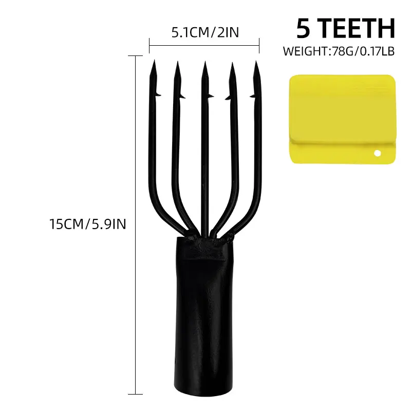 Fishing Gaff Hook 7-Prong Barbed Stainless Steel Harpoon Spear - Fishing Gig, Gaff, Fork Hook Fish Gaff Hook Fishing Gaff Hook 7-Prong Barbed Stainless Steel Harpoon Spear - Fishing Gig, Gaff, Fork Hook Fish Gaff Hook
