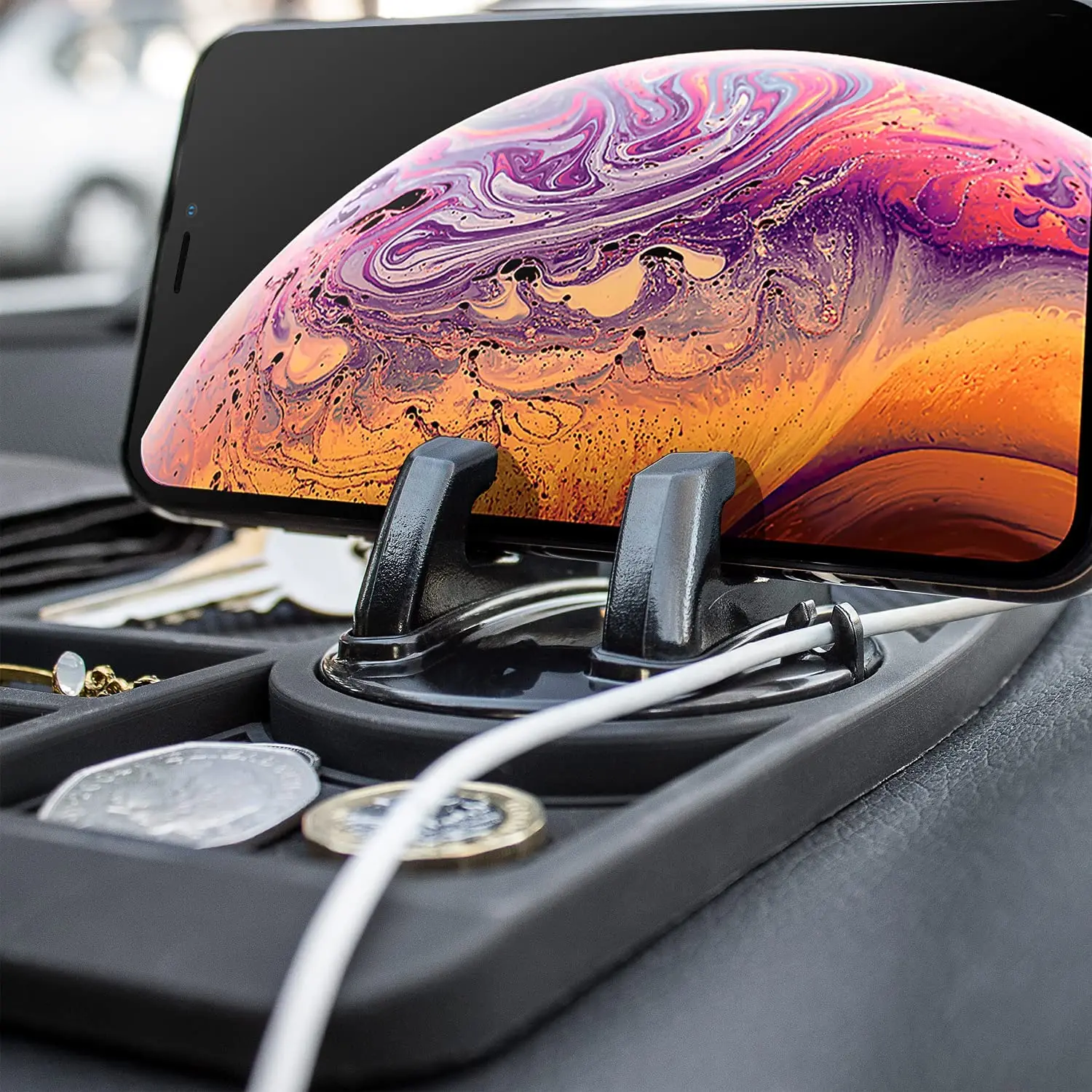 Multifunctional Car Anti-Slip Mat Auto Phone Holder Non Slip Sticky Anti Slide Dash Phone Mount Silicone Dashboard Car Pad Mat