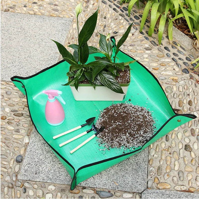 Adjustable Foldable Waterproof Planting Mat for Gardening and Potting
