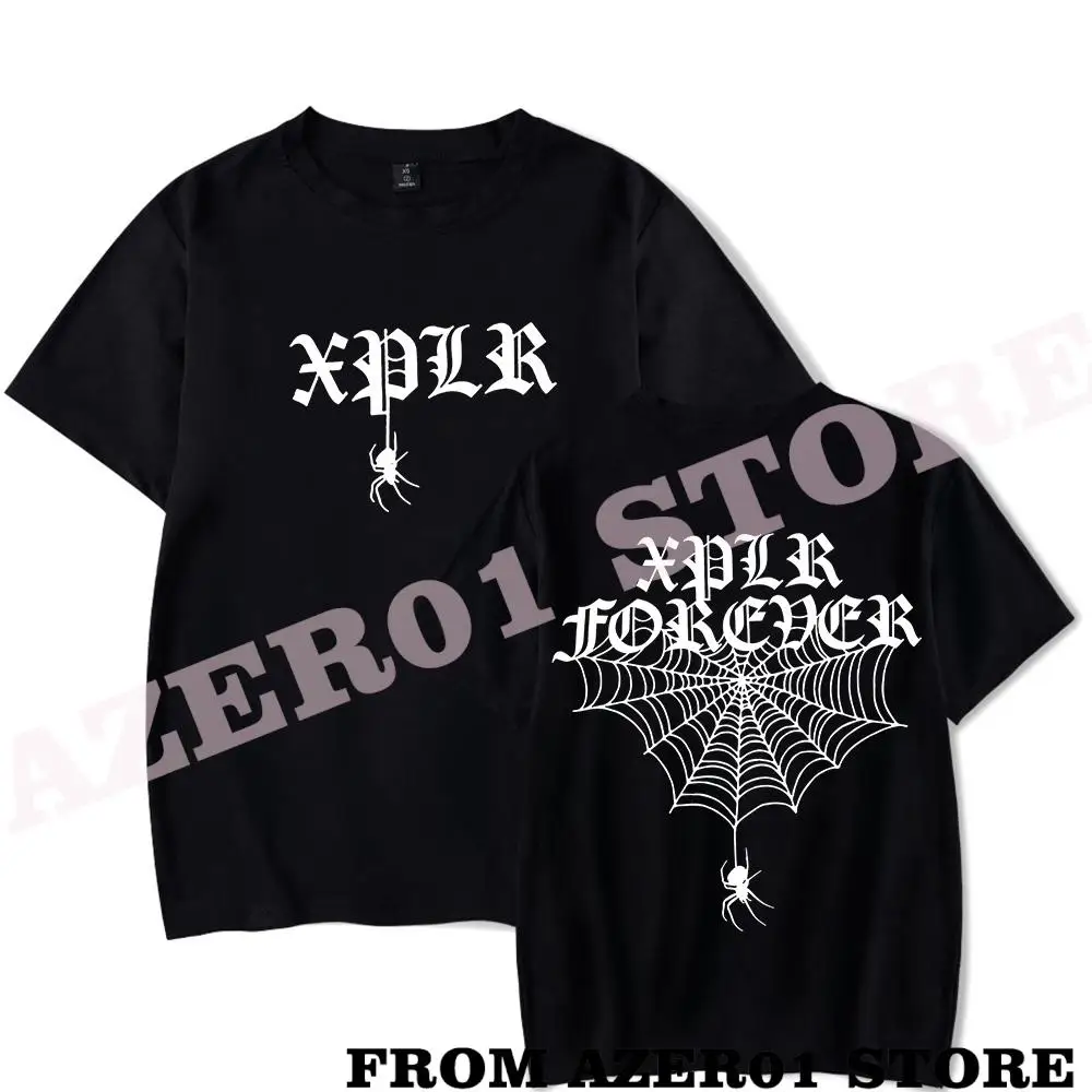 

XPLR Hell Week Spider Merch T-shirt Print Summer Men/Women Streetwear Tshirt Shirt Short Sleeve New Halloween Logo Tee