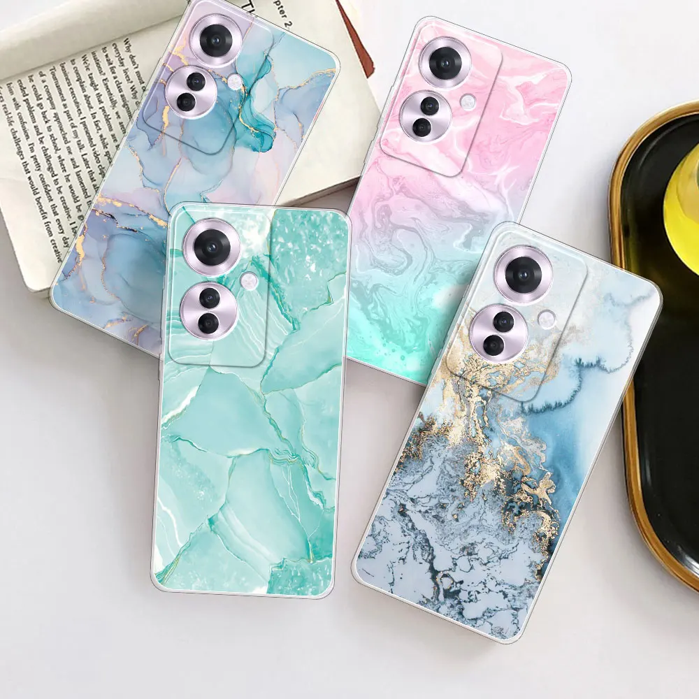Crystal Clear Soft Silicone Shockproof Phone Case for OPPO Reno11 F 5G – Ultra Protection Coque