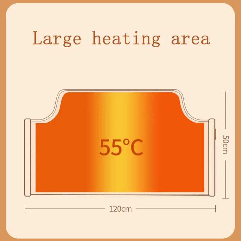 Valiant Heated Footrest with Adjustable Non-Slip Base for use under desk