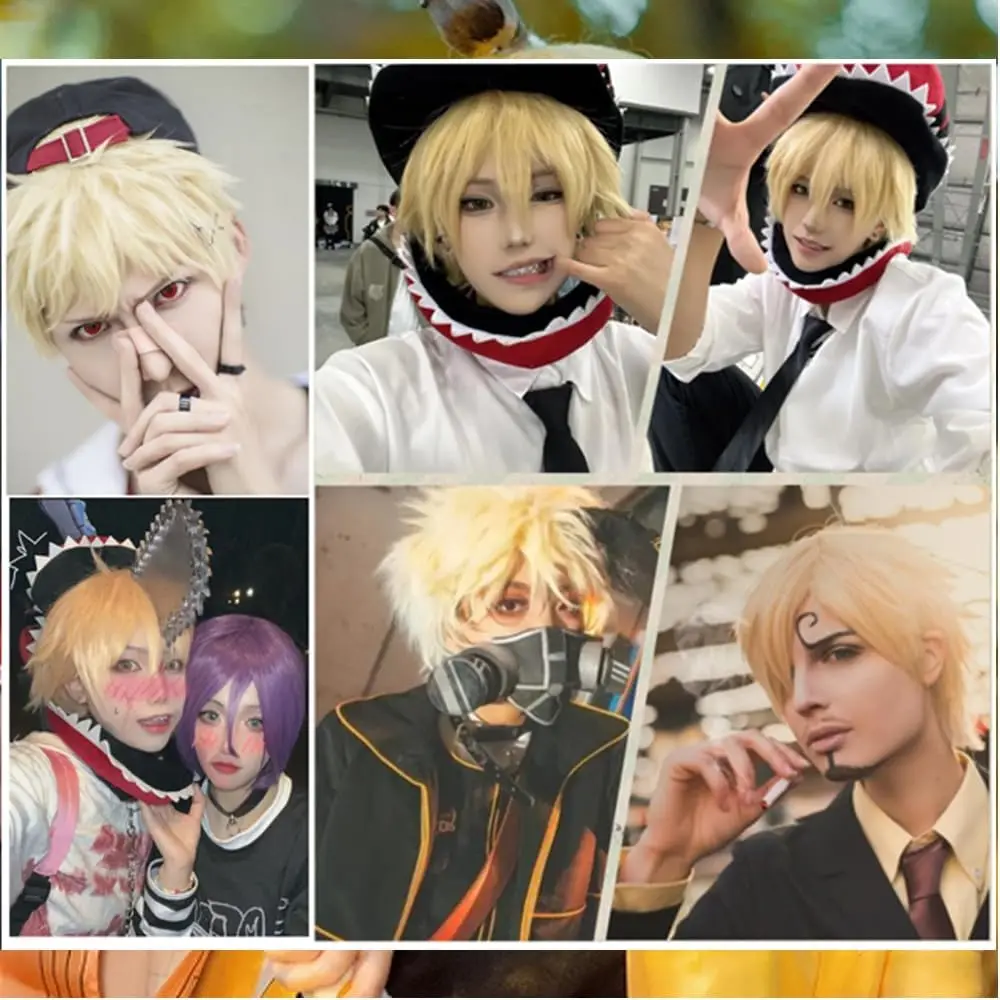 Grüne Cosplay-Perücke, kurz, stachelig, flauschig, hitzebeständig, geschichtet, Kunsthaar, für Männer und Frauen, Halloween-Party-Perücke – Detail 34