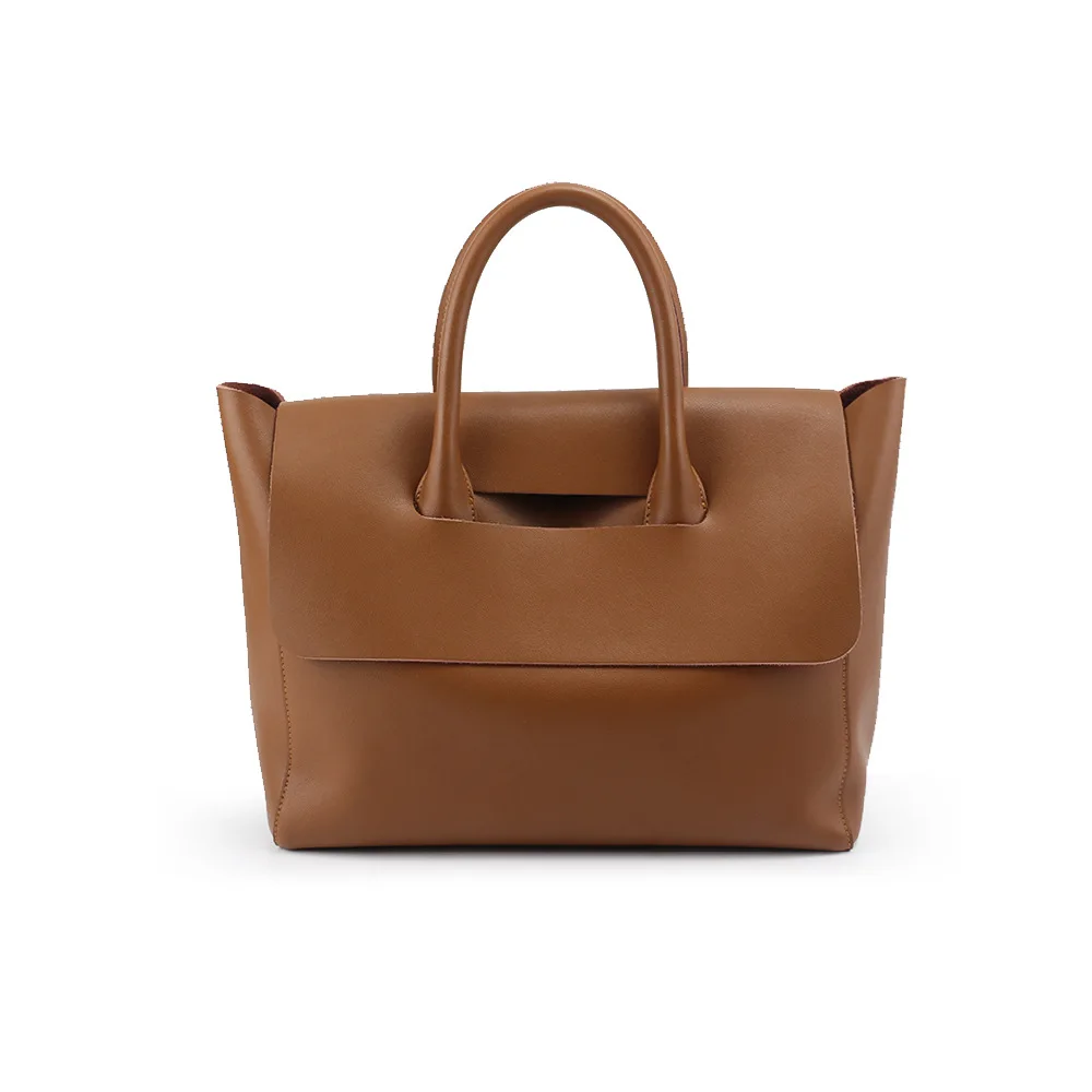 Y2k Bag Women's One Shoulder Handbag Crossbody Clutche New Genuine Leather Fashionable Trendy Commuting Exquisite Classic Style