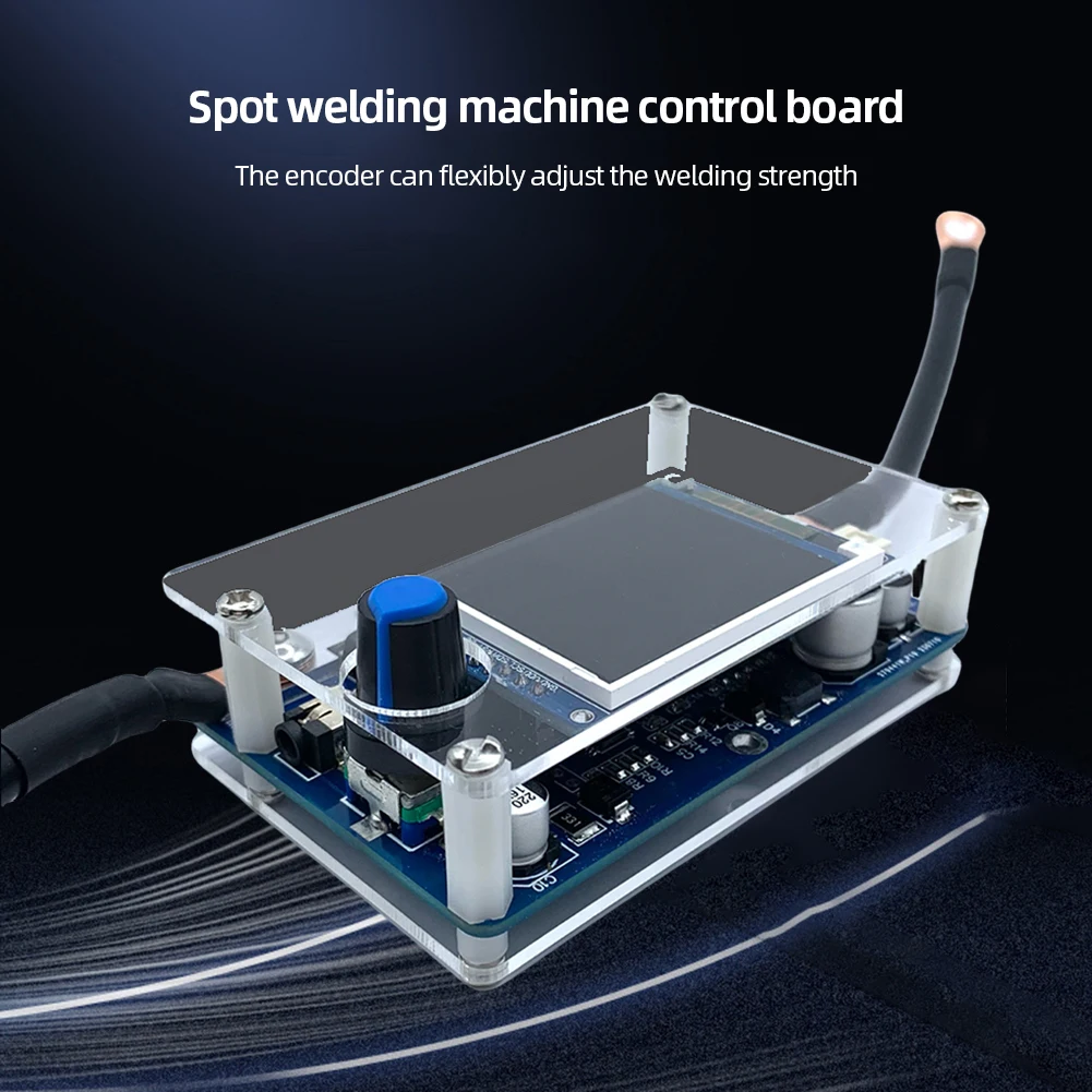 Mini Spot Welder Control Board 7-14V Portable Spot Welding Machine Digital Display Adjustable Spot Welder DIY 18650 Battery Pack 3
