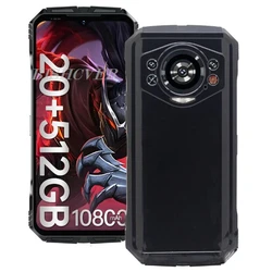 Enhanced Phone Case with Ring Holder - Soft Silicone TPU Cover for Doogee S Punk (Black TPU Case)