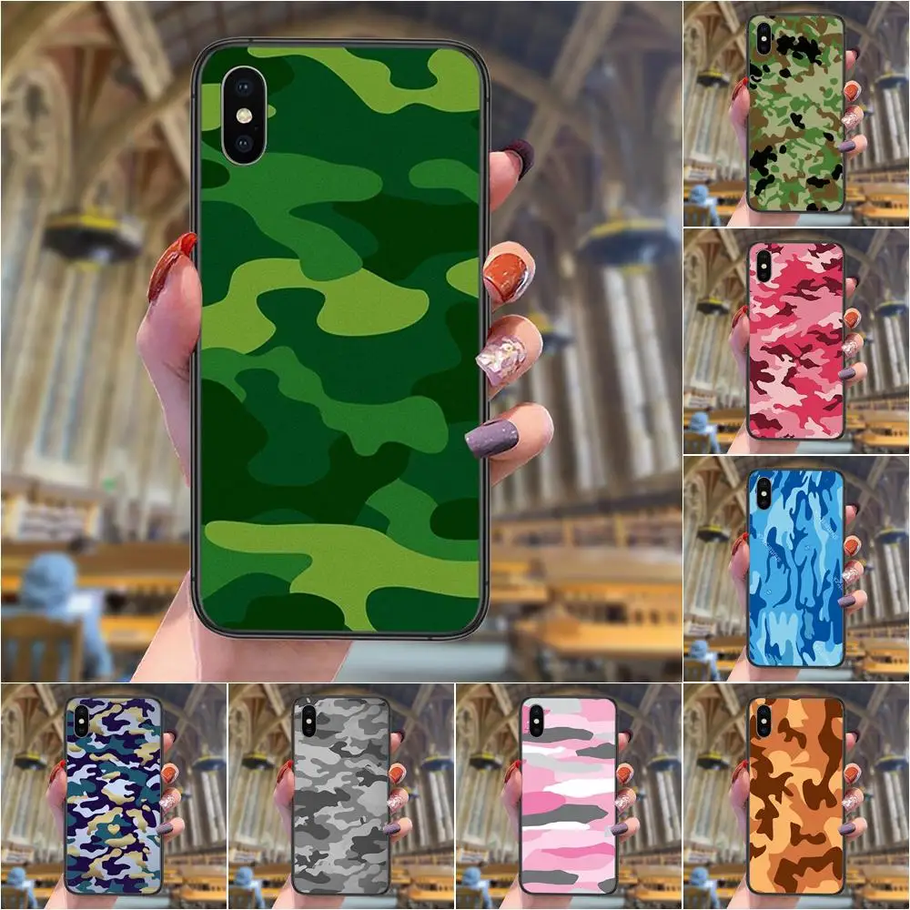 Ebay Per Apple Iphone 13 12 Mini 11 Pro Xs Max Xr X 8 7 6S 6 Plus 5S Se Camo Camouflage Custodia Mobile Shell Case