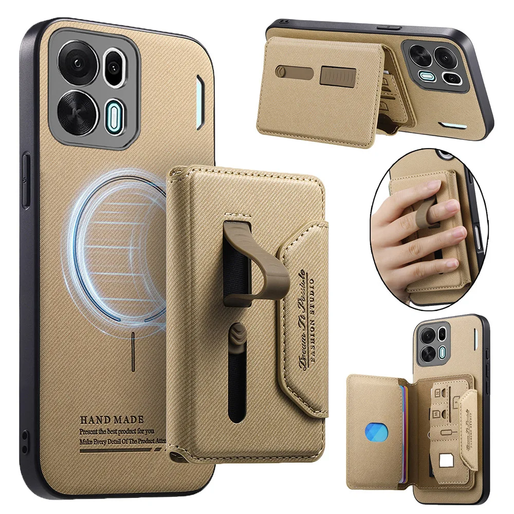 Enhanced Multifunctional Magnetic Phone Case with Storage