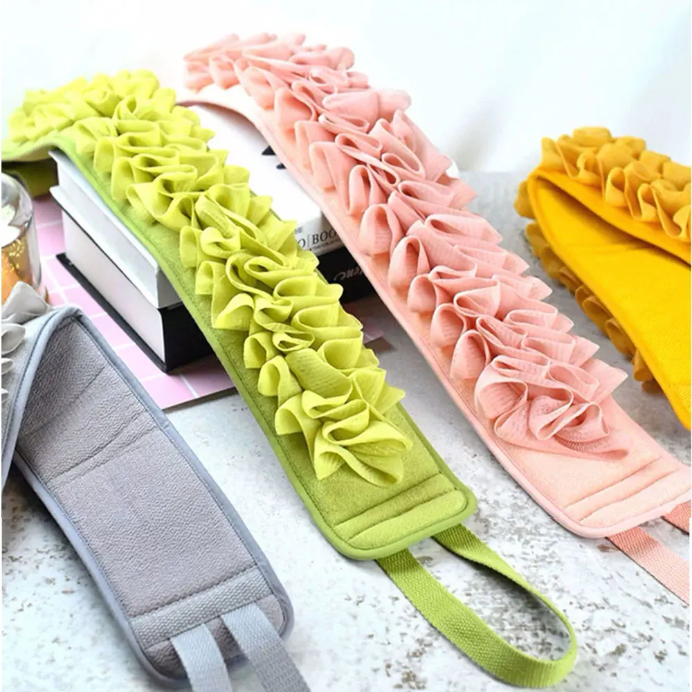 Description Picture 6 of itemBody Scrubber Bath Glove Shower Exfoliating Loofah Sponge Brush Japanese Rubbing Washcloth Dead Skin Removal Bathing Tool