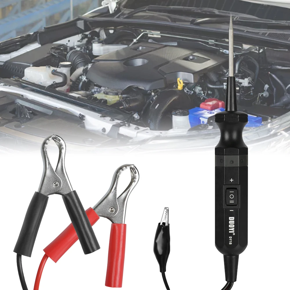 

Тест напряжения 6-24 В для автомобиля, прицепа, трейлера, мотоцикла, грузовика, электронная система, диагностический инструмент, ручка с датчиком мощности