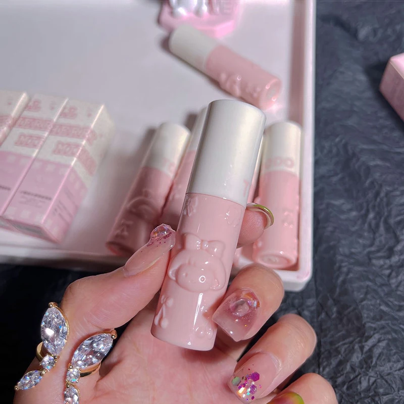 

Cherry Relief Embossed Lip Glaze Mirror Water Light Lip Gloss Not Fade Lip Tint Lasting Moisturize Liquid Lipstick Cosmetics