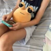 22CM Alien Pou Plush Toy, Furtiburb Emotional Alien Plush Toy, Alien Pou Plush, Big Eyed Sadness Do You Understand? 3