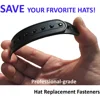 1 Pair Colorful Snapback Hats Replacement Strap - 6 Colors Plastic Fastener Baseball Cap Extender Snap Rich Colors 3