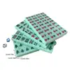 Mini Mahjong Set Lightweight Mahjong Sets Clear Engraving Mini Tile Game Travel Accessories For Travel Schools Trips Dormitories 6