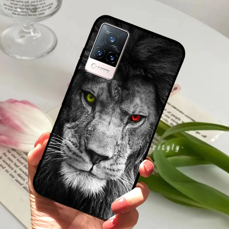 Soft Silicone Phone TPU Coque Cover for Vivo V21 Series - Protective s Shell