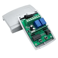 Universal remote control receiver for garage door, 2 channels, suitable for ERREKA DEA PUJOL VDS DITEC 433MHz, fixed rolling cod 1