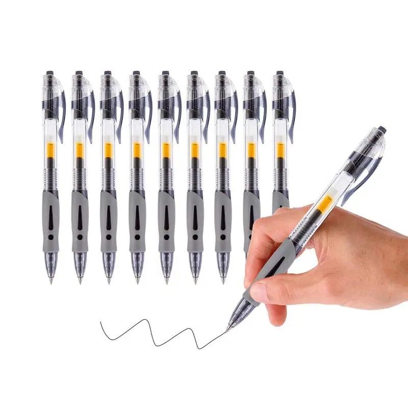 

Ballpoint Pens Retractable Bullet Pen 0.5mm Ball Point Pens 10Pcs Bullet Pens Roller Ball Pen For Writing Note Taking Signature