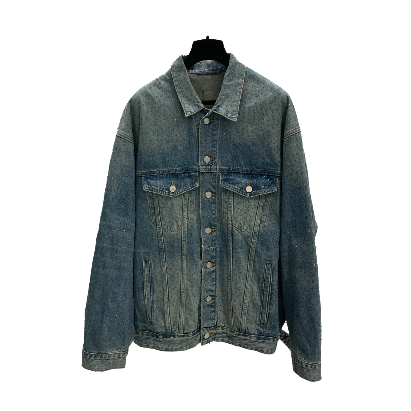 

NIGO Rhinestone Washed Denim Jacket Ngvp #nigo6412