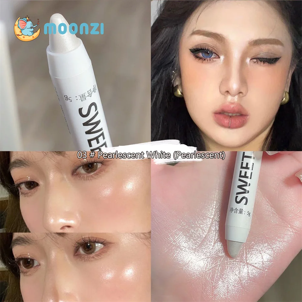 

One-stroke Two-use Three-dimensional Non-smoothing Silkworm Pen Eye Shadow Pen Make-up Eyeshadow Charming Makeup Eyeshadow Stick