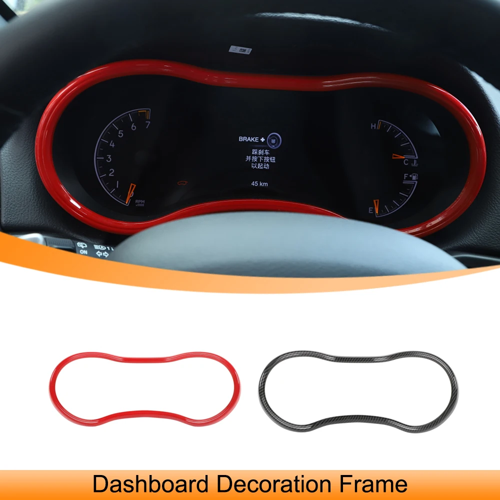 

Car Dashboard Decoration Frame Instrument Panel Cover for Jeep Grand Cherokee 2014-2019 2020 2021 2022 2023 Interior Accessories