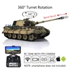 HENG LONG 1/16 7.0 Yellow King Tiger FPV RC Tank 3888A 360° Turret Barrel Recoil Remoted Panzer Toys TH17564-SMT4 1