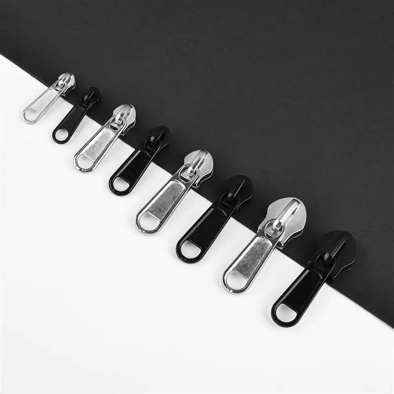 8Pcs Zipper Repair Kit Pullers Universal Double-sided Nylon Zipper Pull For Luggage