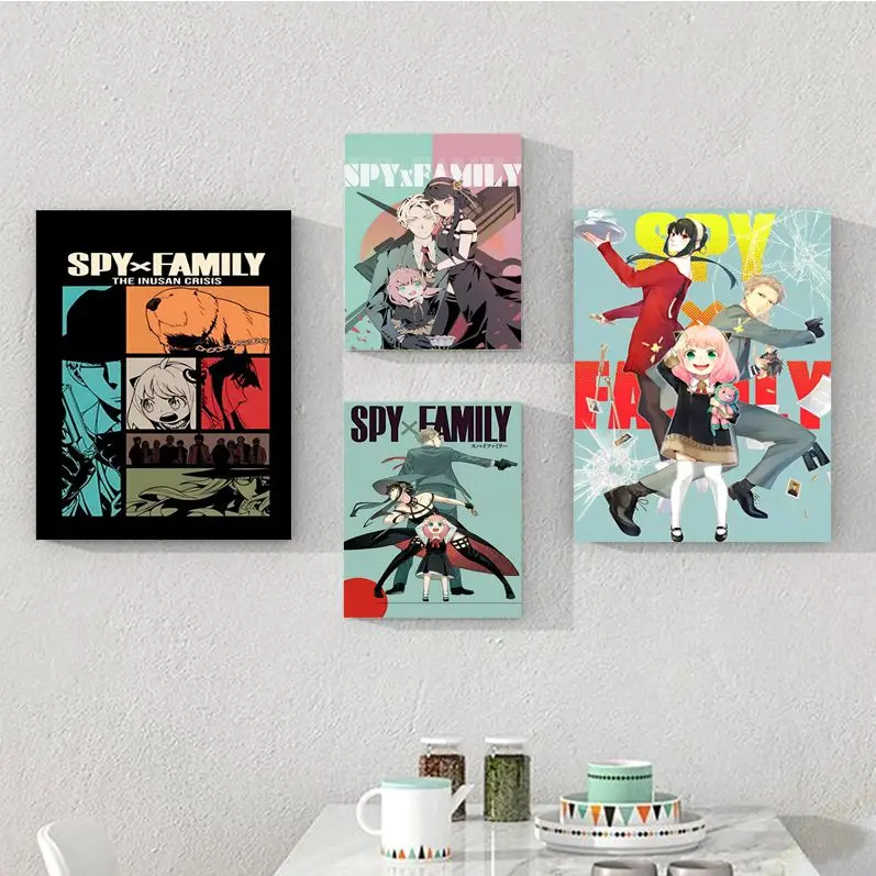 

Japanese Anime Spy X Family Classic Anime Poster HD Quality Poster Wall Art Painting Study Room Wall Decor