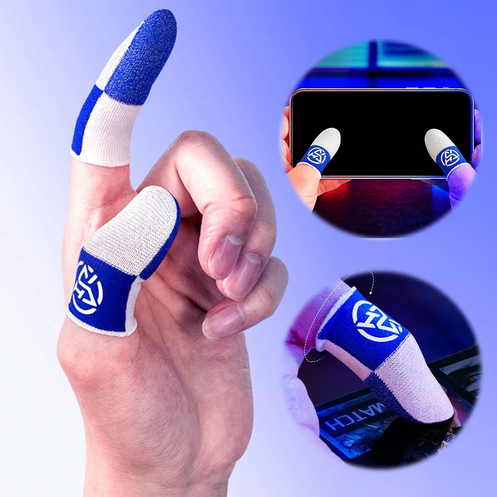 Breathable Anti Sweat Touch Screen Finger Sleeves For PUBG Mobile Gamer