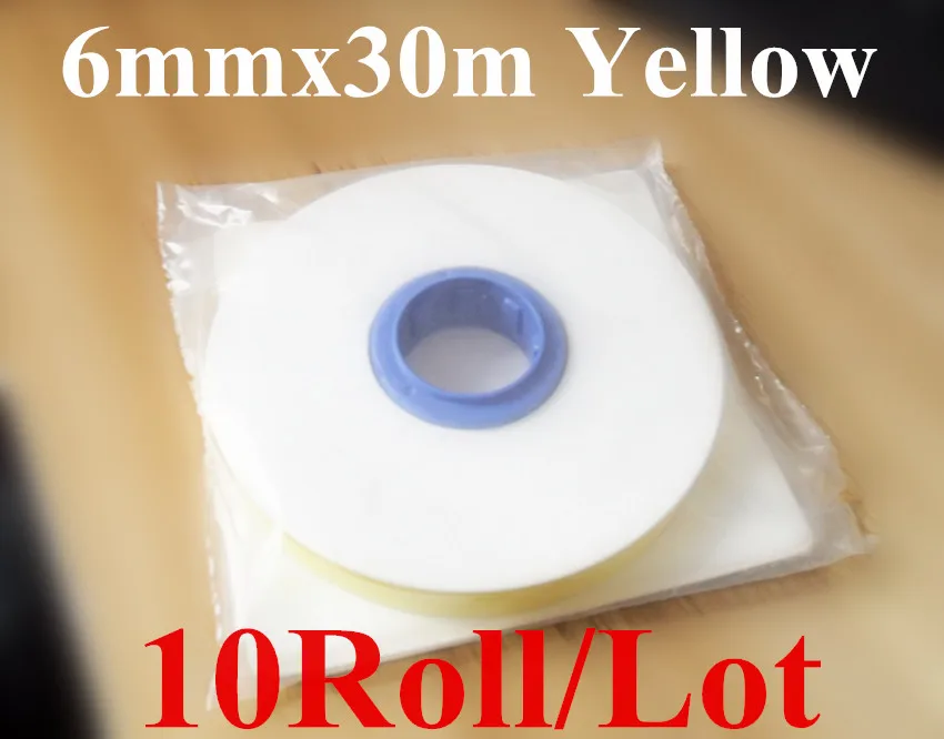 

Label Tapes Core 6mm x 30m Yellow 3476A026AB For cable ID printer tube printer Mk2000 Mk1100,Mk2100 Mk1500 Mk2500 Promotion