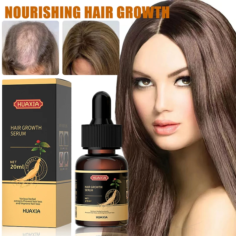 Hair Growth Oil for Man Women Ginger Anti Hair Loss Fast Regrowth Thicken Oils Care Products Scalp Treatment