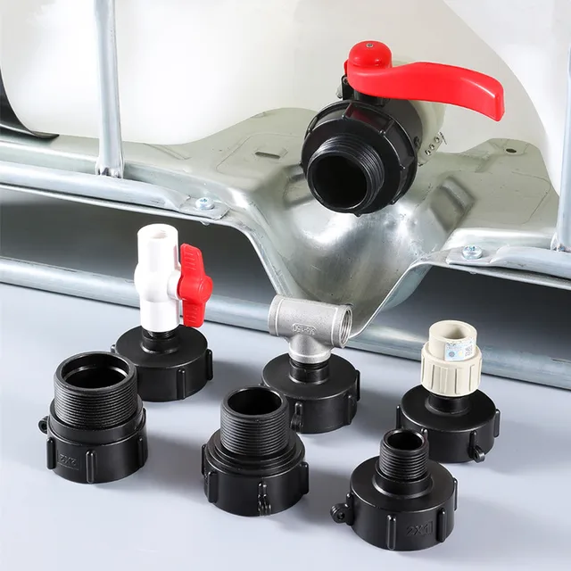 S60 Durva Szál 1/2 ' 3/4 1 2 Ibc Tartály Illesztő Vastag Kerti Tömlő Bsp Férfi Redukáló Csatlakozó