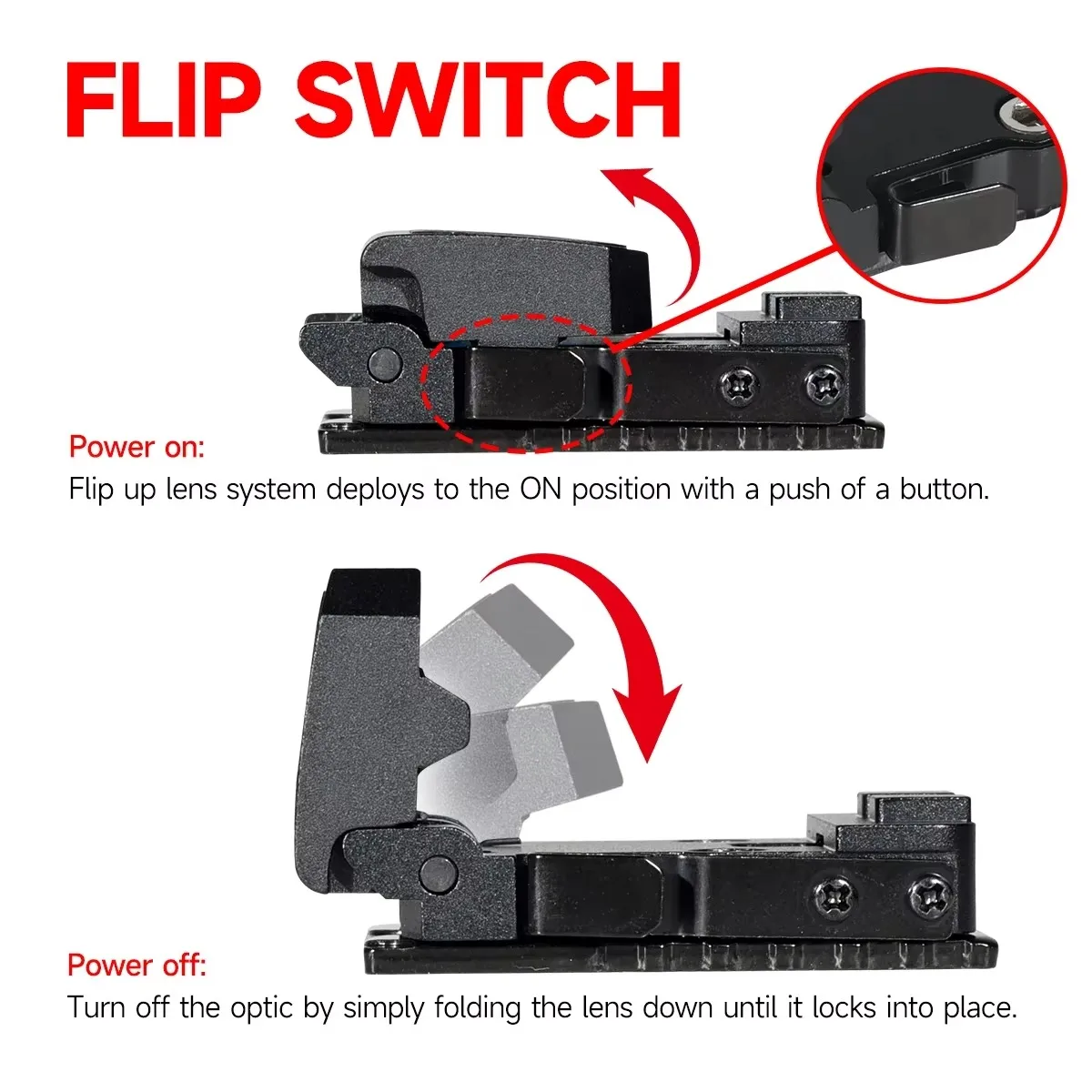 Red Dot Holographic Optical Reflex Folding Flip Up Portable Sight for Glock Gun Pistol 20mm Rail Mounts red dot sight holographic collimator