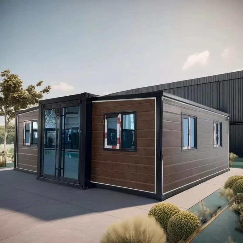 บ้านสำเร็จรูปแบบตู้คอนเทนเนอร์เคลื่อนที่ขนาด 20 ฟุต ประกอบง่าย เหมาะสำหรับที่พักนักศึกษา 1