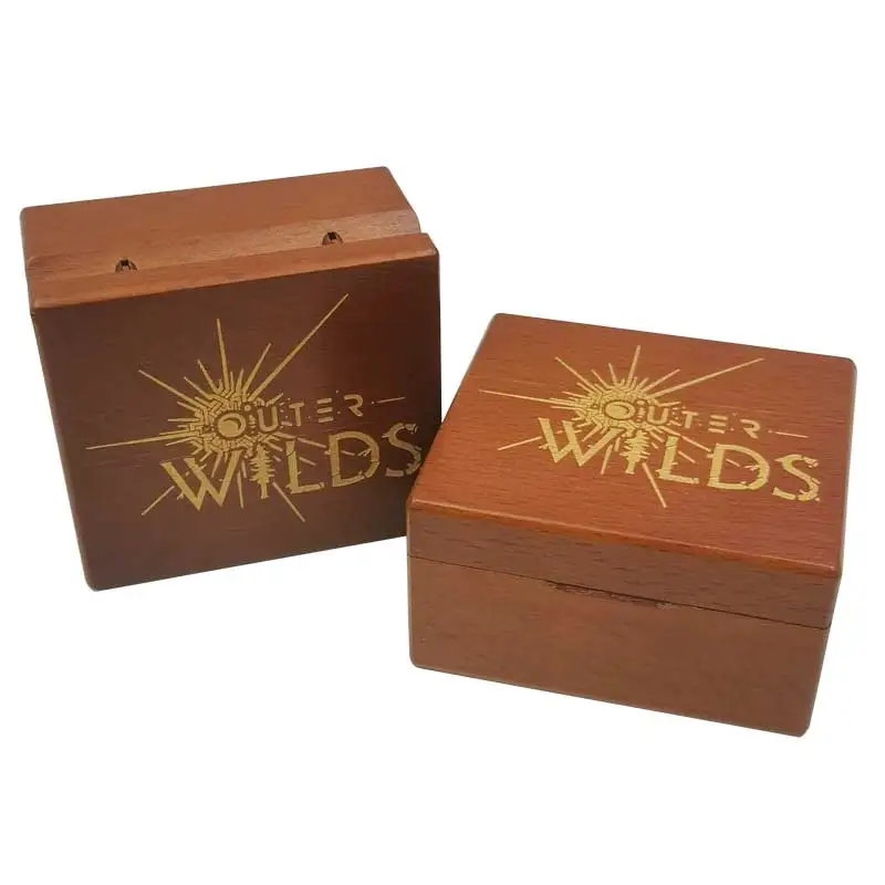 Handcrafted Outer Wilds Wooden Music Box - Windup Musical Gift for Christmas, Birthdays, and Special Occasions