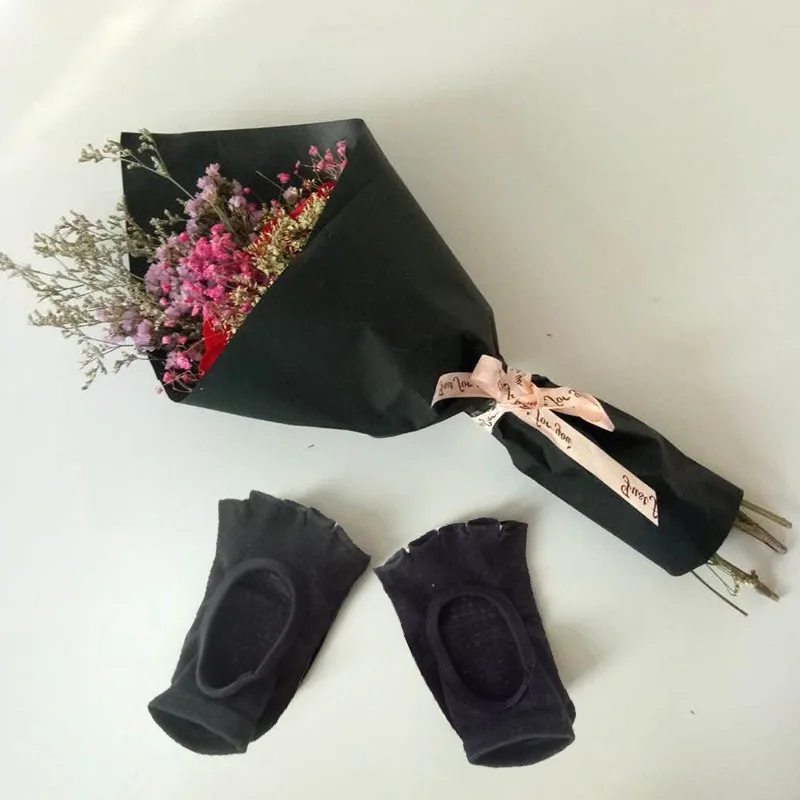 Belly Dance Costume Practice Socks Belly Dance Yoga Practice Cotton Socks Open Toe Adult Women ballet Dancewear