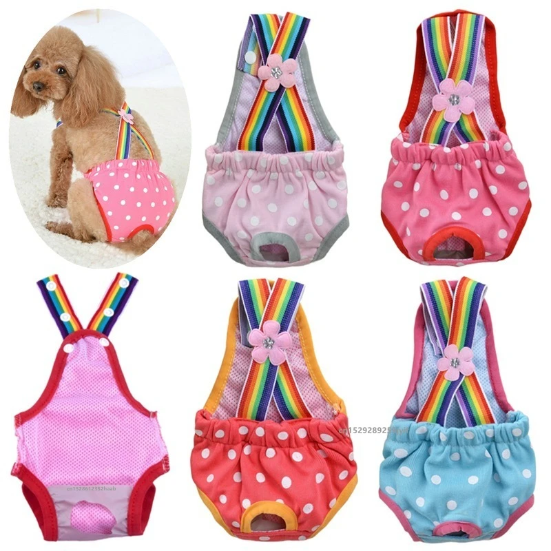 Dog Diapers Female Dog Diapers Physiological Pant Puppy Washable Clothes For Small Medium Girl Dogs Cat